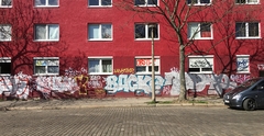 Graffitientfernung vorher